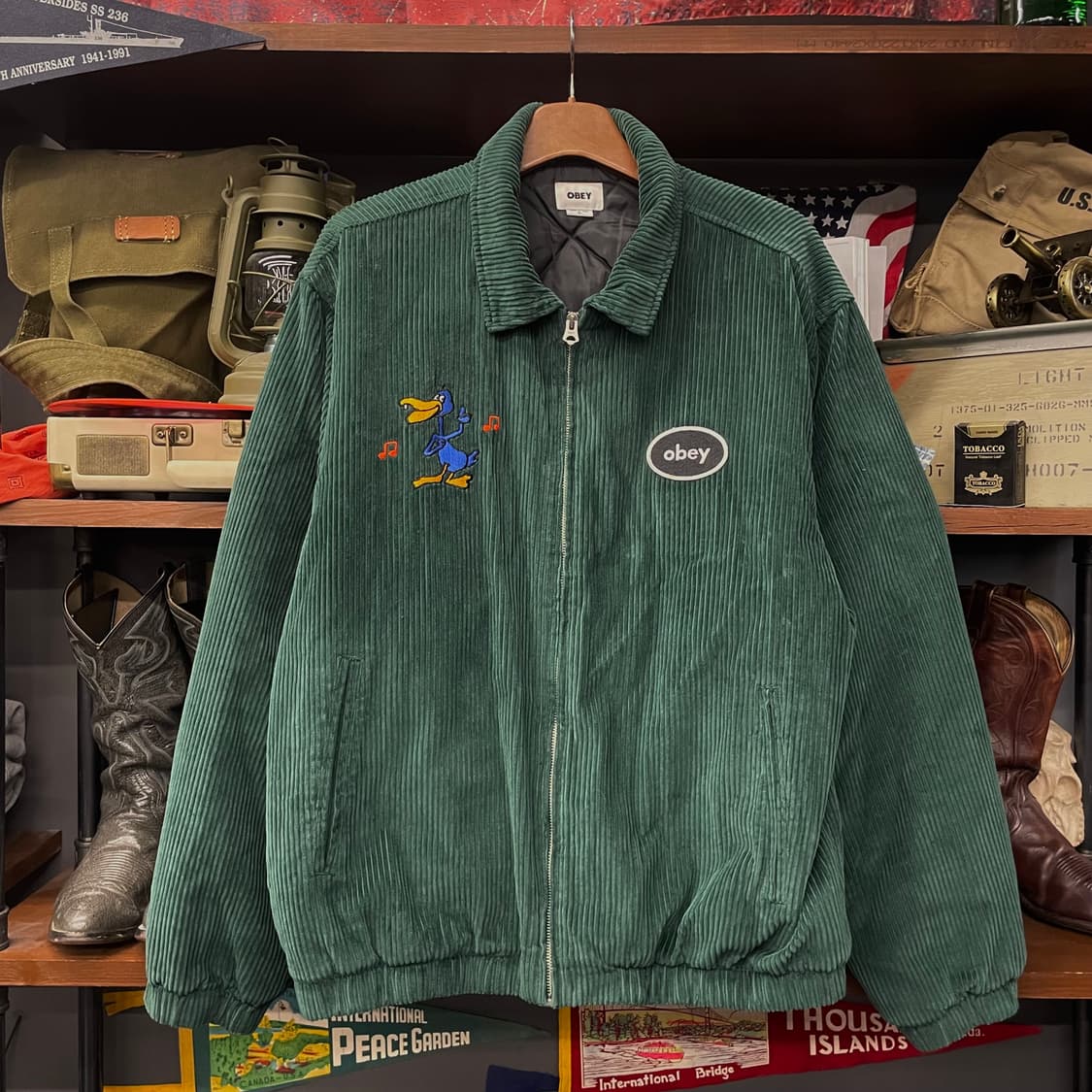 오베이 노매드 코듀로이 퀼팅 누빔 자켓 상품이미지1