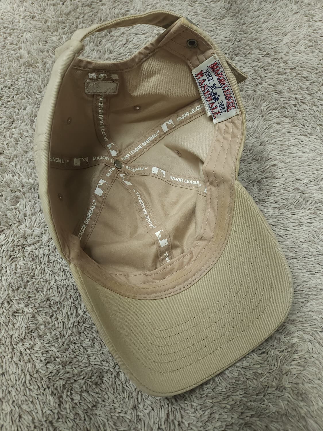 MLB 뉴욕 양키스 베이지 볼캡 모자 상품이미지7