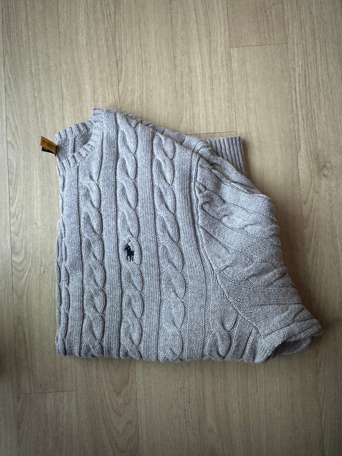 [XL] 폴로 랄프로렌 케이블 니트 그레이 상품이미지1