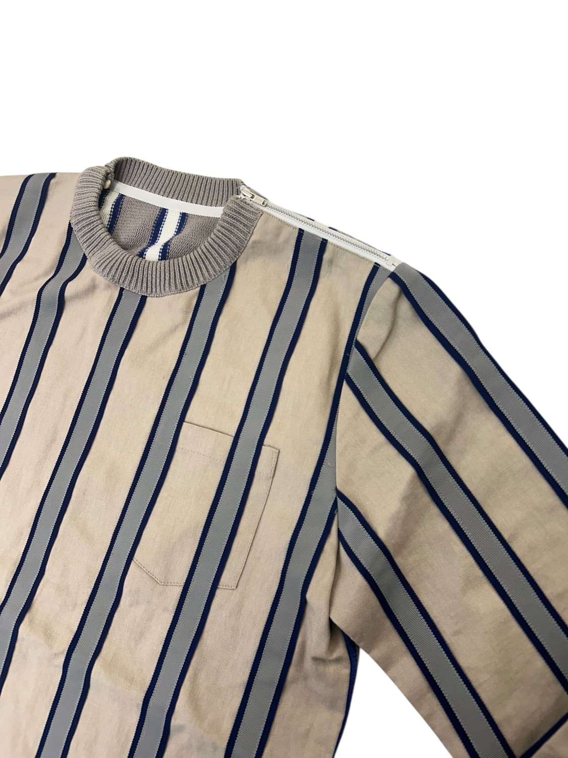 사카이 2014SS 스트라이프 지퍼 풀오버 상품이미지4