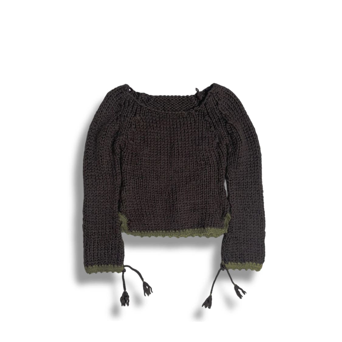 울 블렌드 스트링 니트 상품이미지1