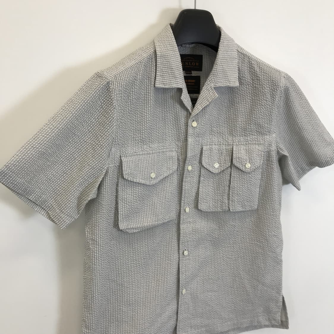 비슬로우 멀티포켓 시어서커 반팔셔츠 [M] 상품이미지2