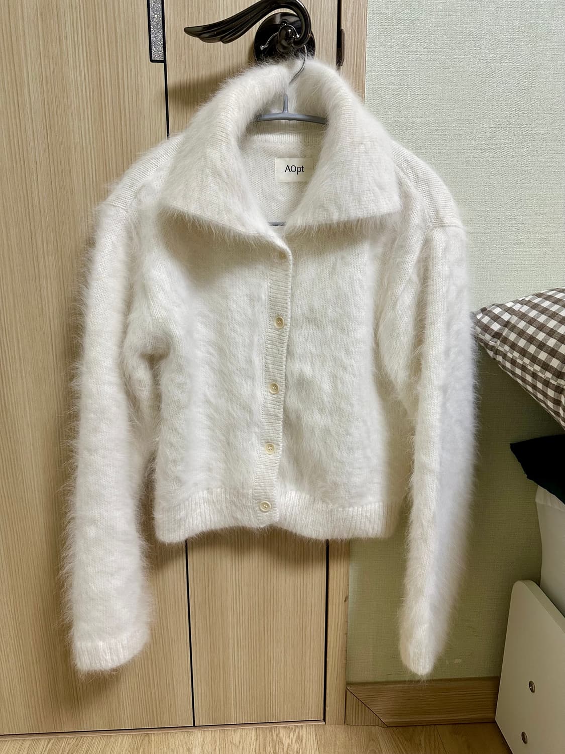 aopt 아옵트 앙고라 가디건 아이보리 S 상품이미지2