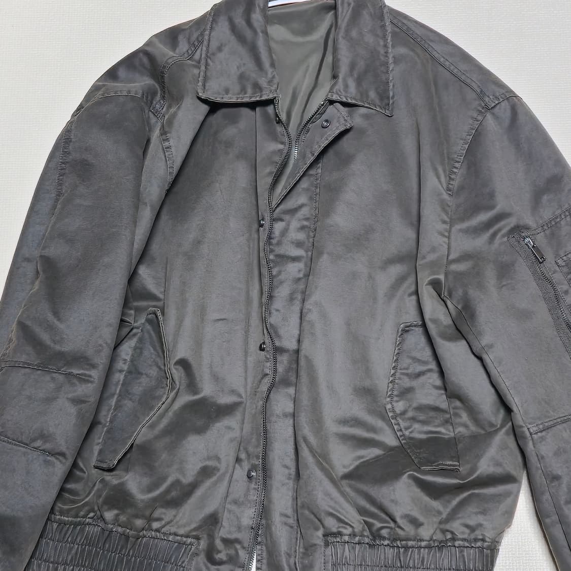 자라 봄버 자켓 카키 [XL] 상품이미지2