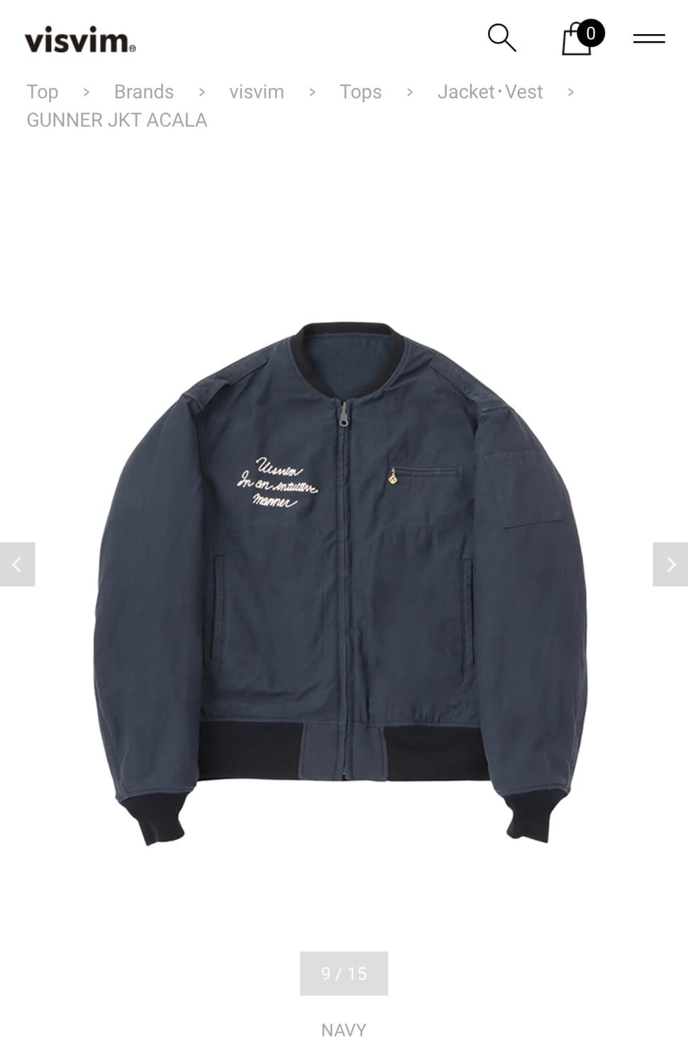 [3] 비즈빔 visvim 24aw gunner JKT ACALA 상품이미지1