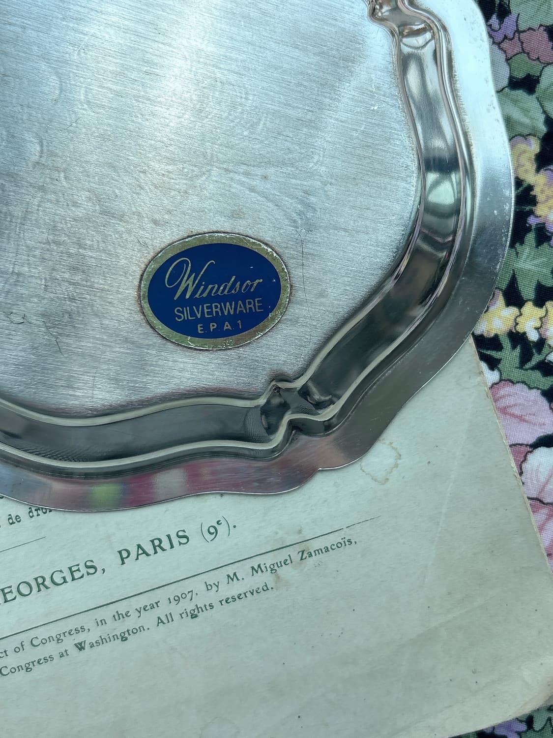 Windsor Silverware 실버플레이트 트레이 상품이미지3