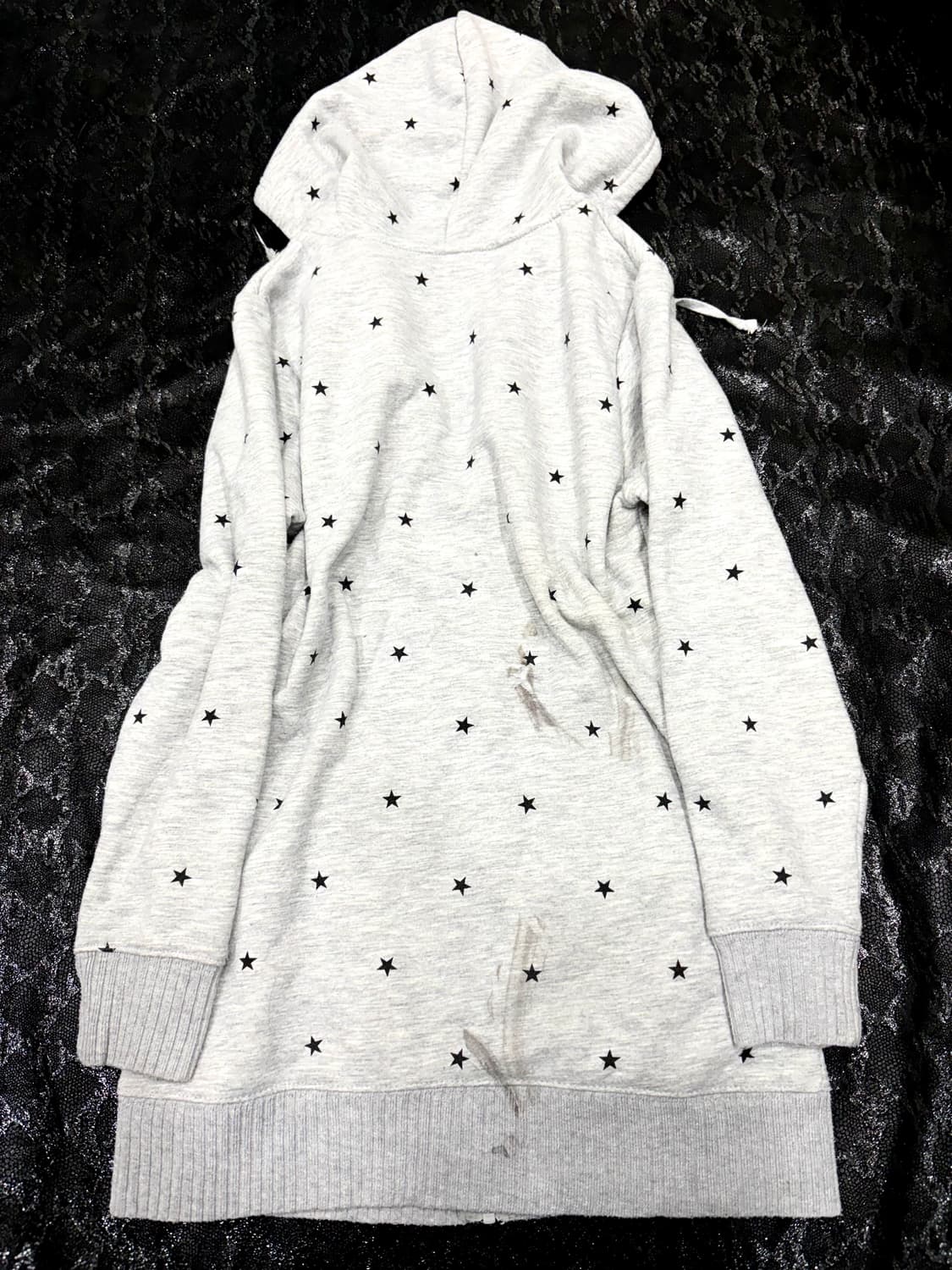 “Vintage” Kitsch&Y2K Star Print Hoodie Z 상품이미지8