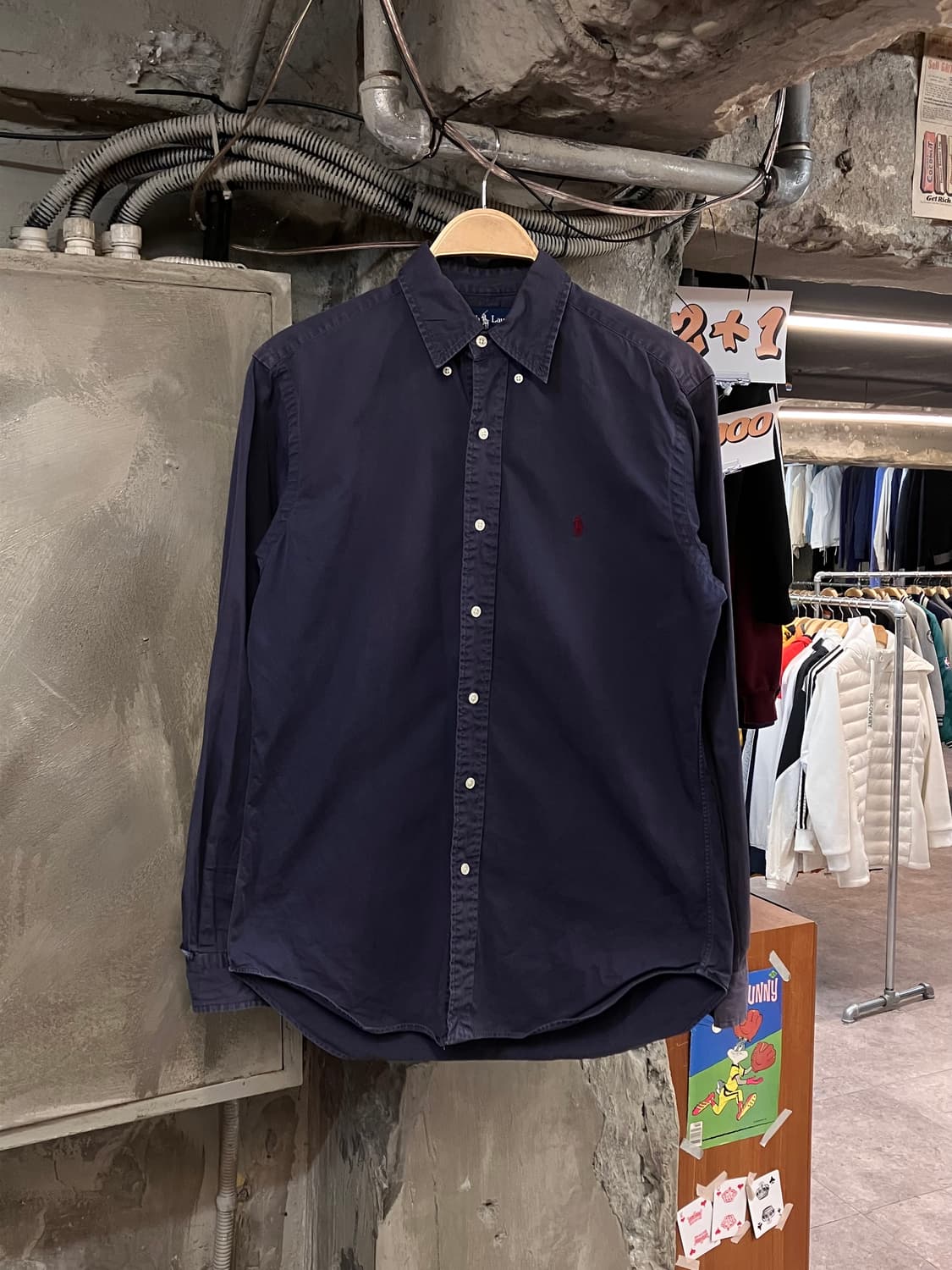 폴로 랄프로렌 셔츠 네이비 S #csz3616 상품이미지1