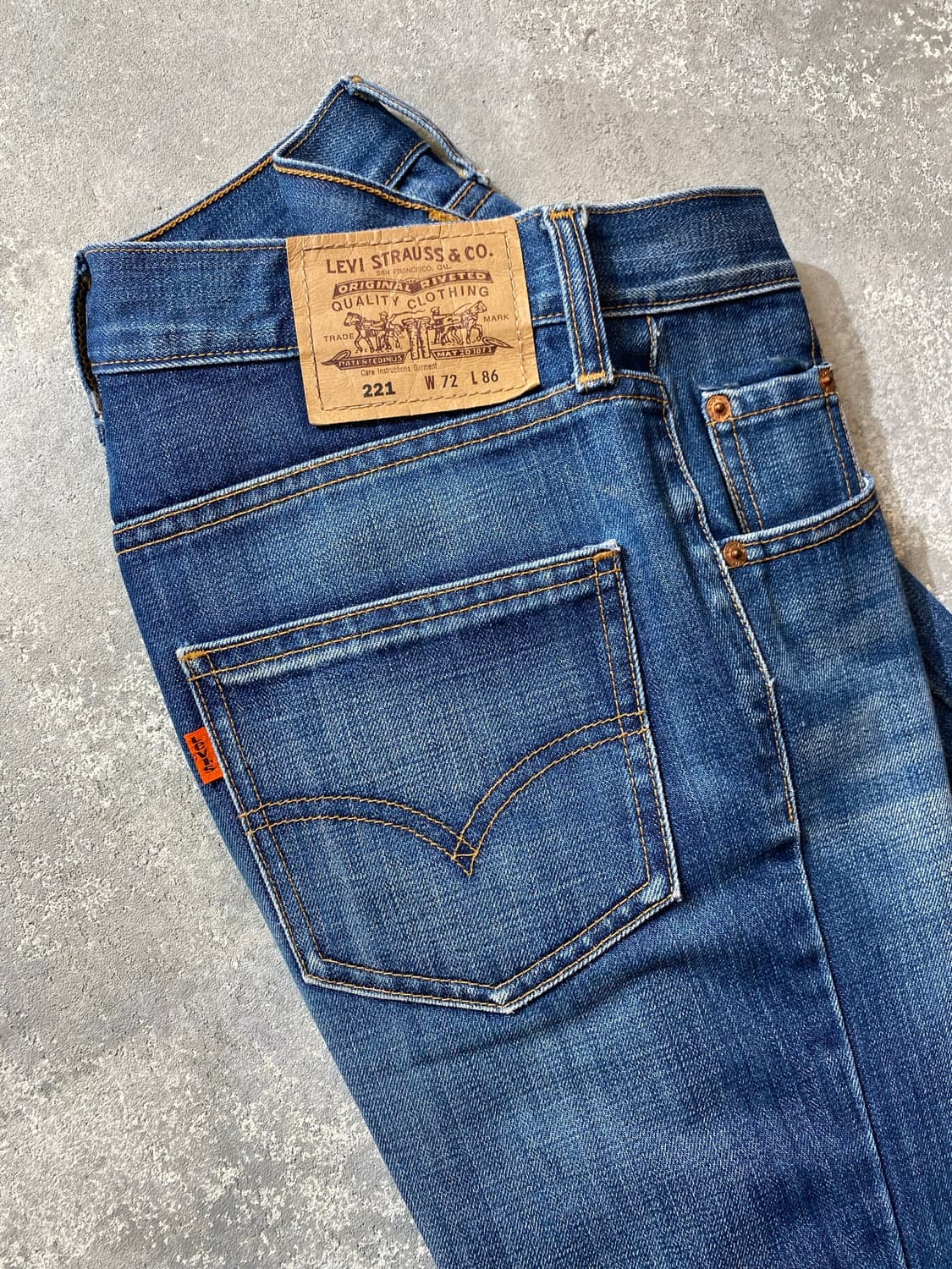 [28] 00s Levi's 221 리바이스 오렌지탭 데님팬츠 상품이미지2