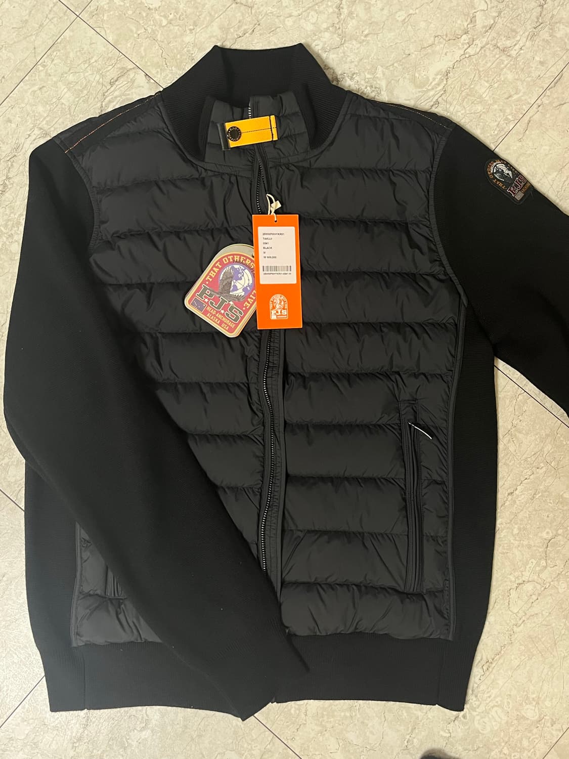 파라점퍼스 takuji 니트패딩 m 백화점판 새상품 상품이미지1