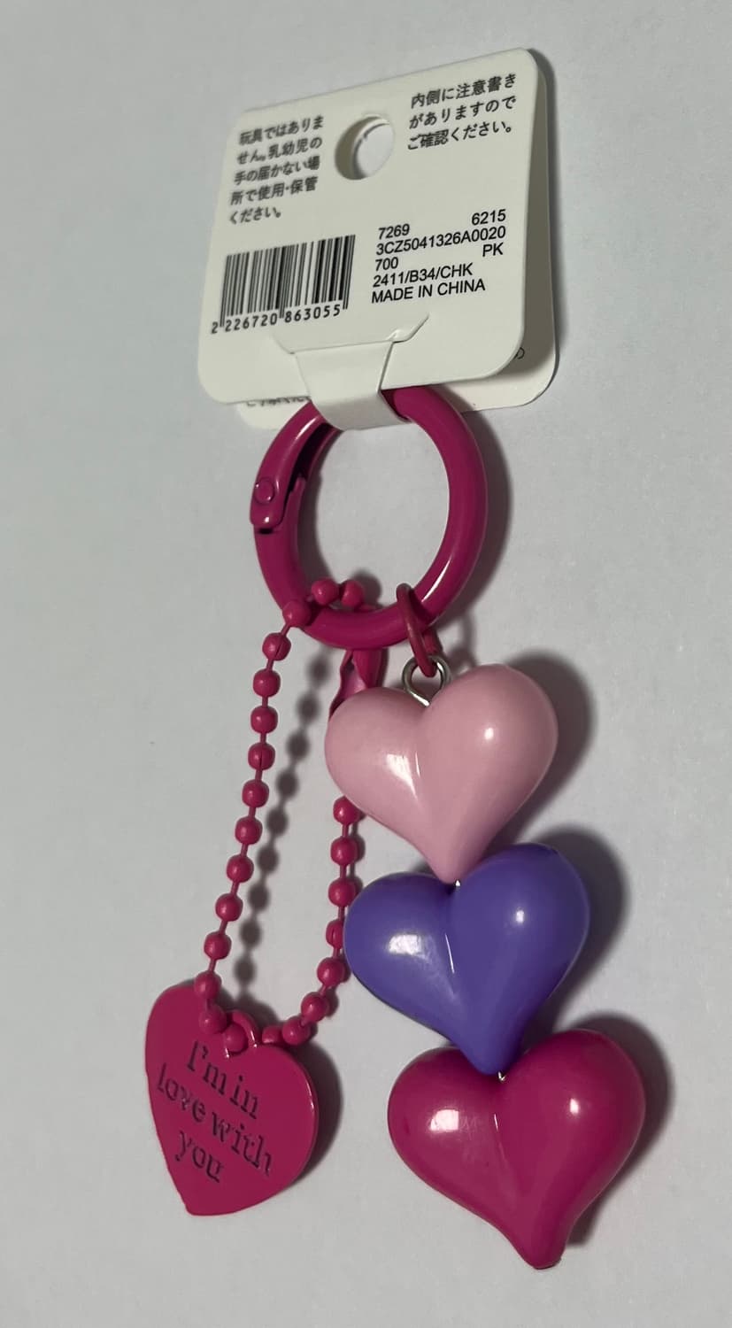 핑크 하트 키링 상품이미지2