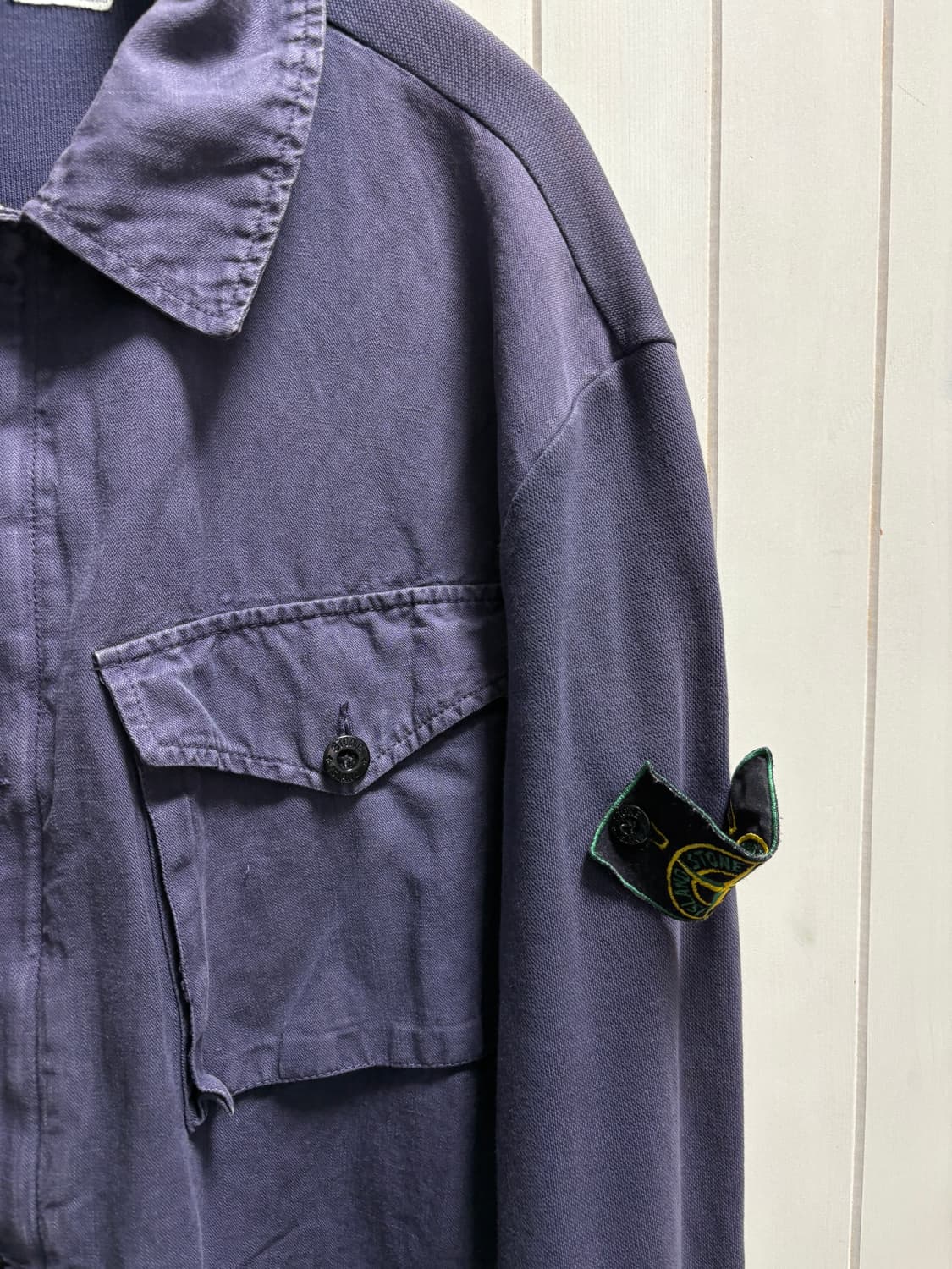 97년도 스톤아일랜드 셔츠 실측 m사이즈 리리지퍼 상품이미지2