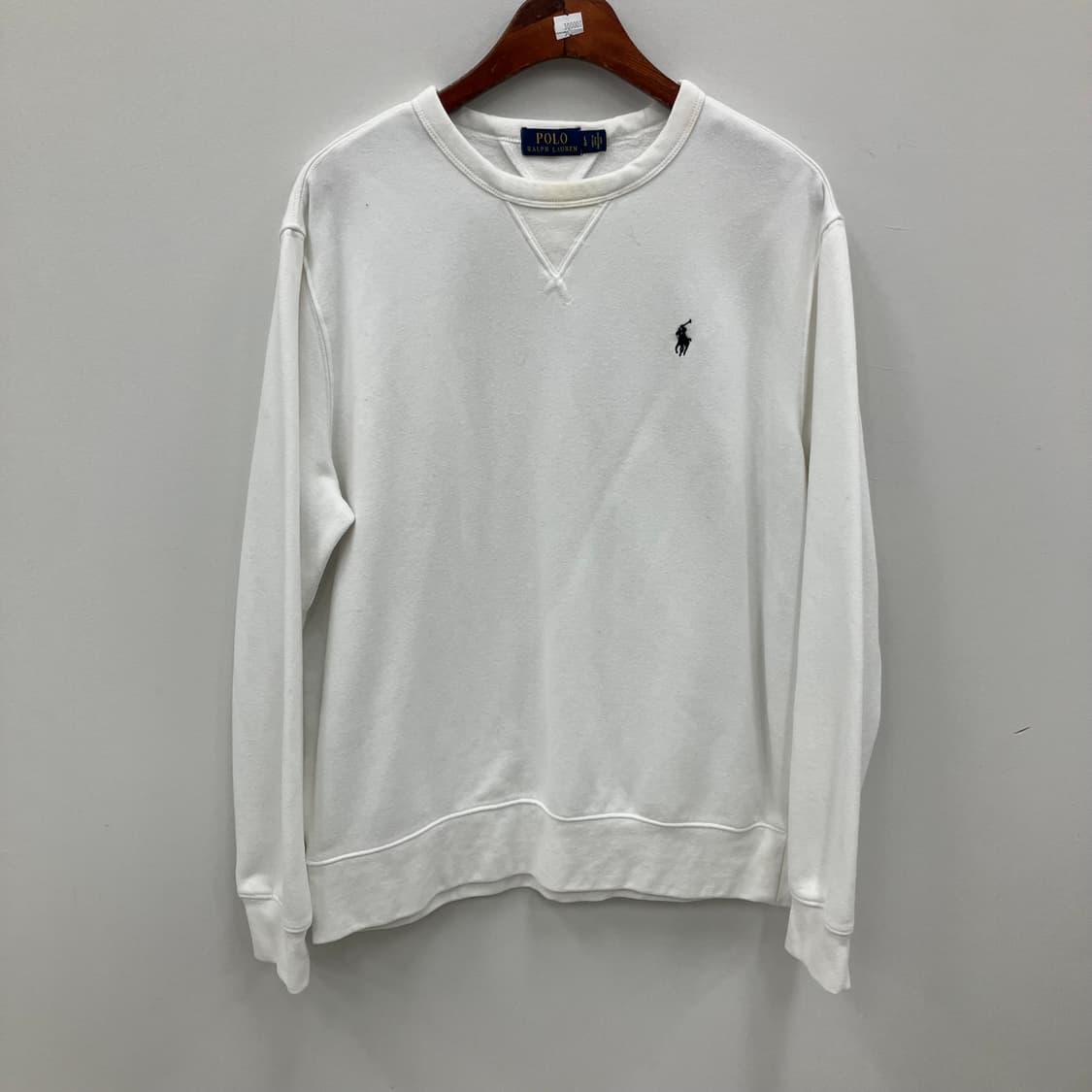폴로 랄프로렌 화이트 스웨트셔츠 L 상품이미지1