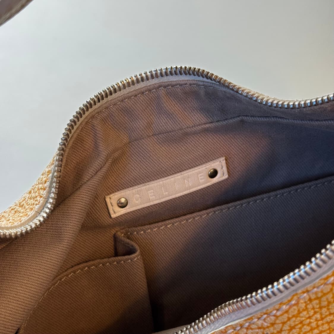 셀린느 트리옹프 자카드 호보백 숄더백 (OS) 상품이미지7