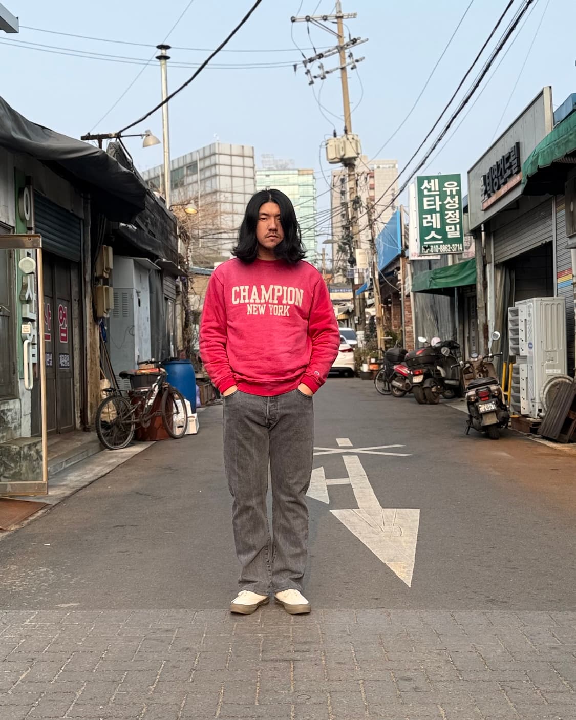 리바이스 501 93 스트레이트핏 그레이 데님 팬츠 34 상품이미지7