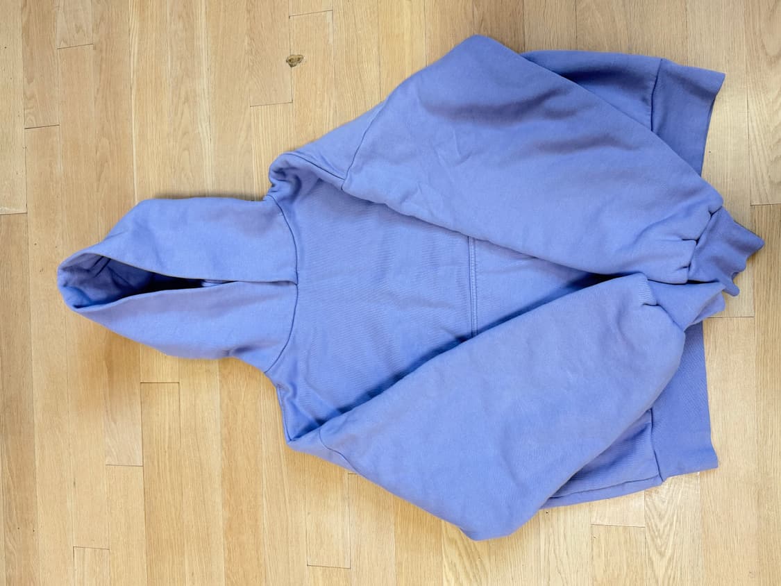 칸예 2020 Vision 퍼플 후드티 XL 상품이미지3