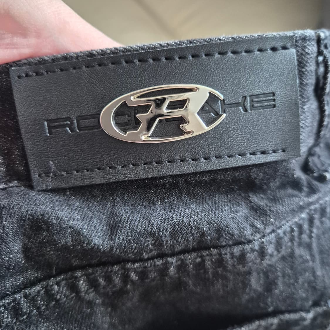 [M]락케이크 ROCKCAKE 와이드 데미지 데님 진 상품이미지6