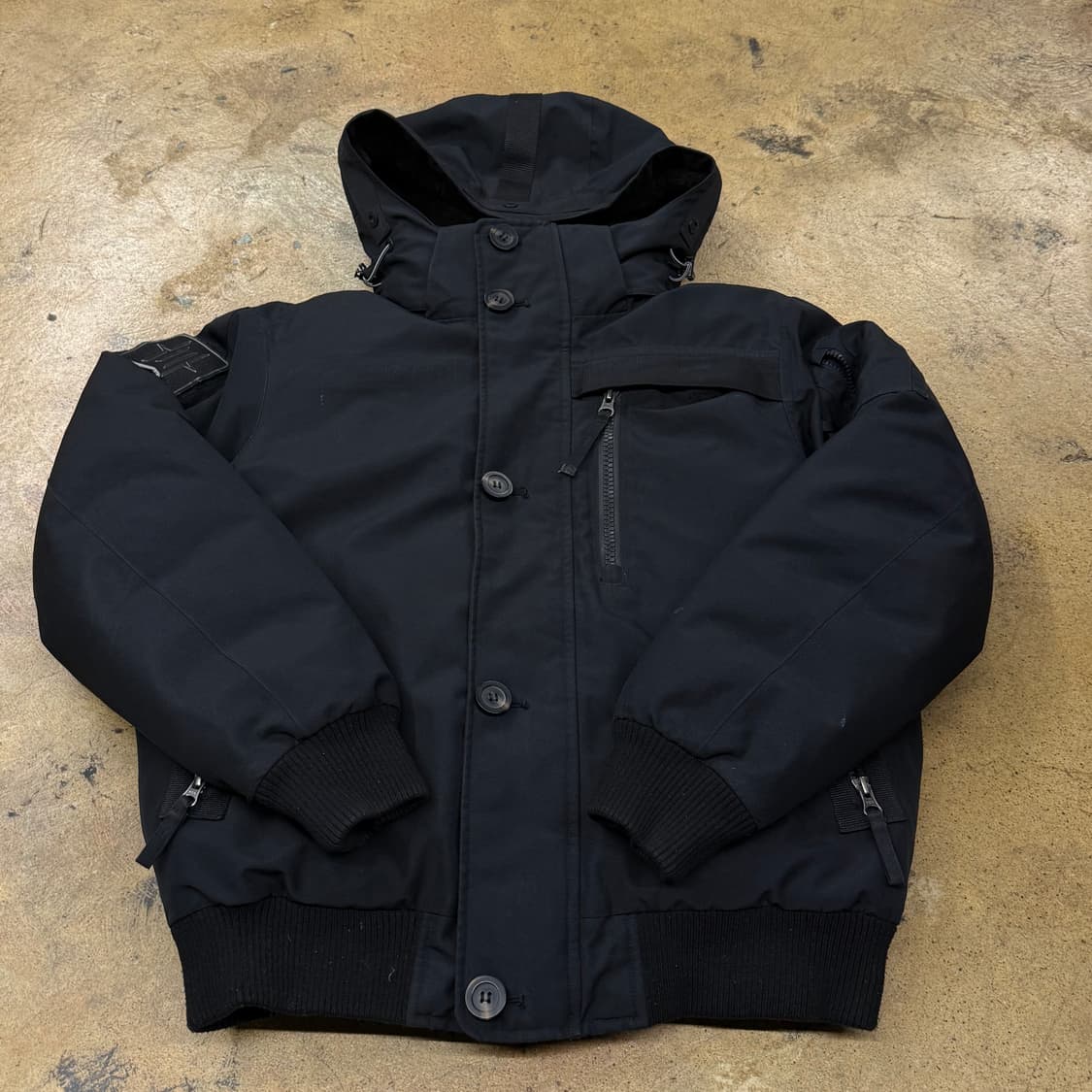 [정품/95] K2 블랙 후드 패딩 자켓 b14 상품이미지2