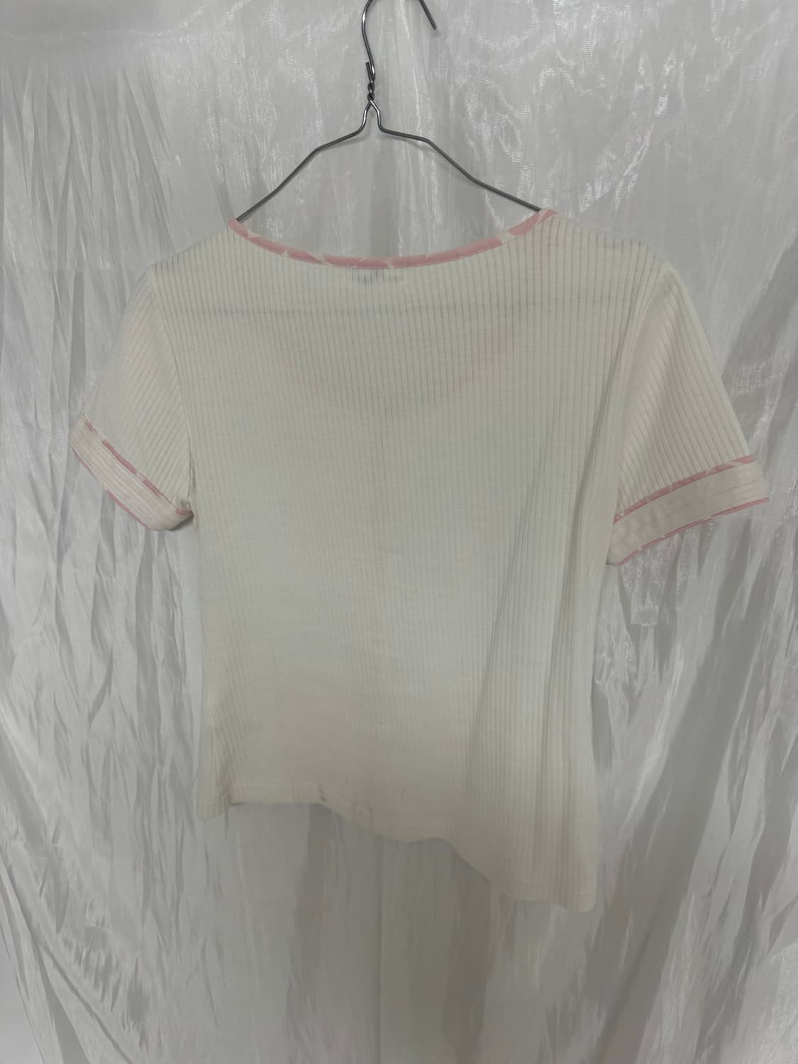 Courreges pink stitch T-sh 상품이미지2