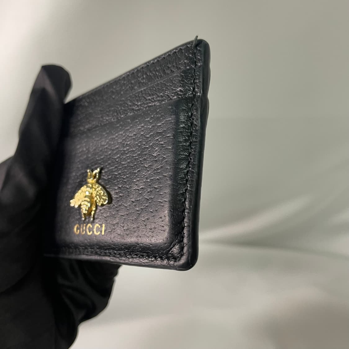 구찌 블랙 GG 꿀벌 카드지갑 A급 단품 상품이미지3
