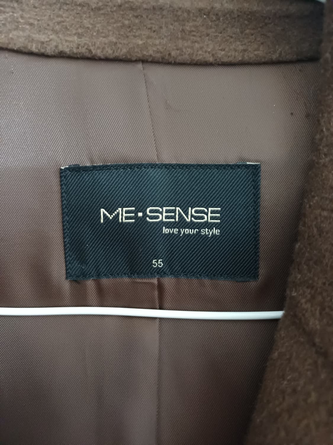 미센스 여성 브라운 코트 상품이미지2