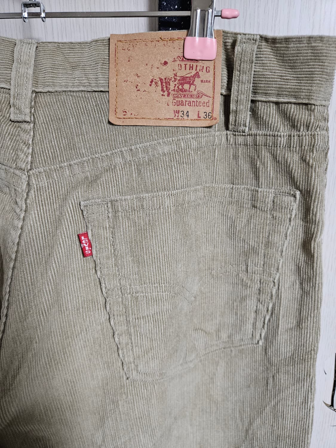 00s levis 505 코듀로이 34x36 리바이스 코듀로이 상품이미지3