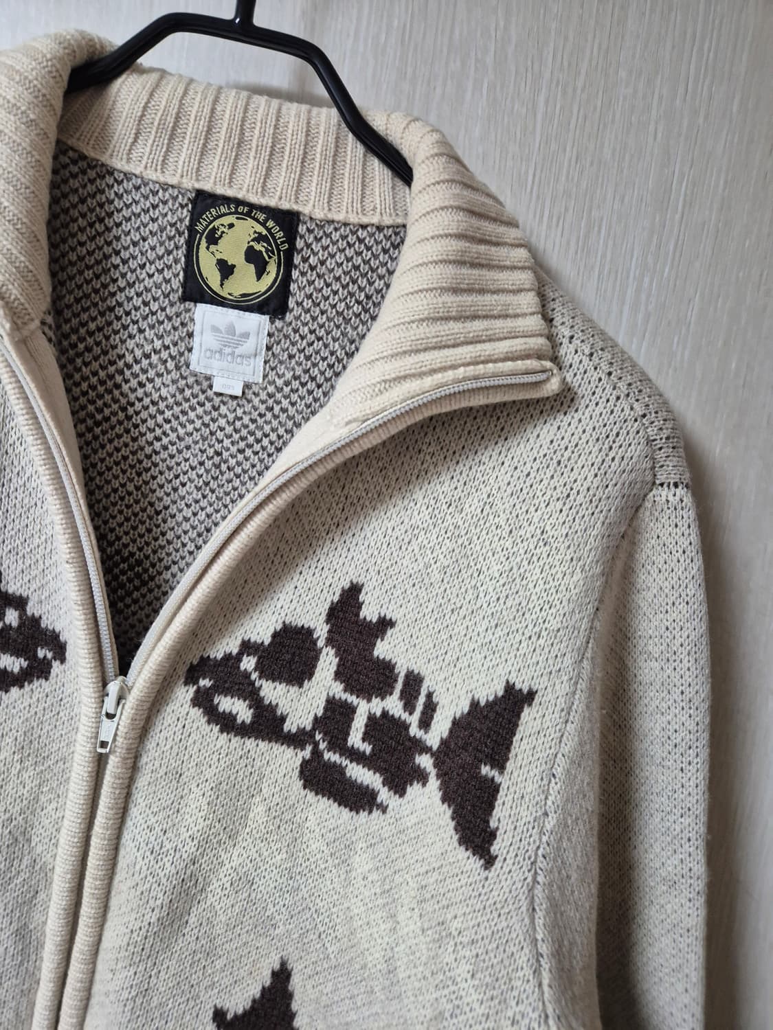 (정품) 아디다스  캐나다 코위찬 니트집업 95 상품이미지7