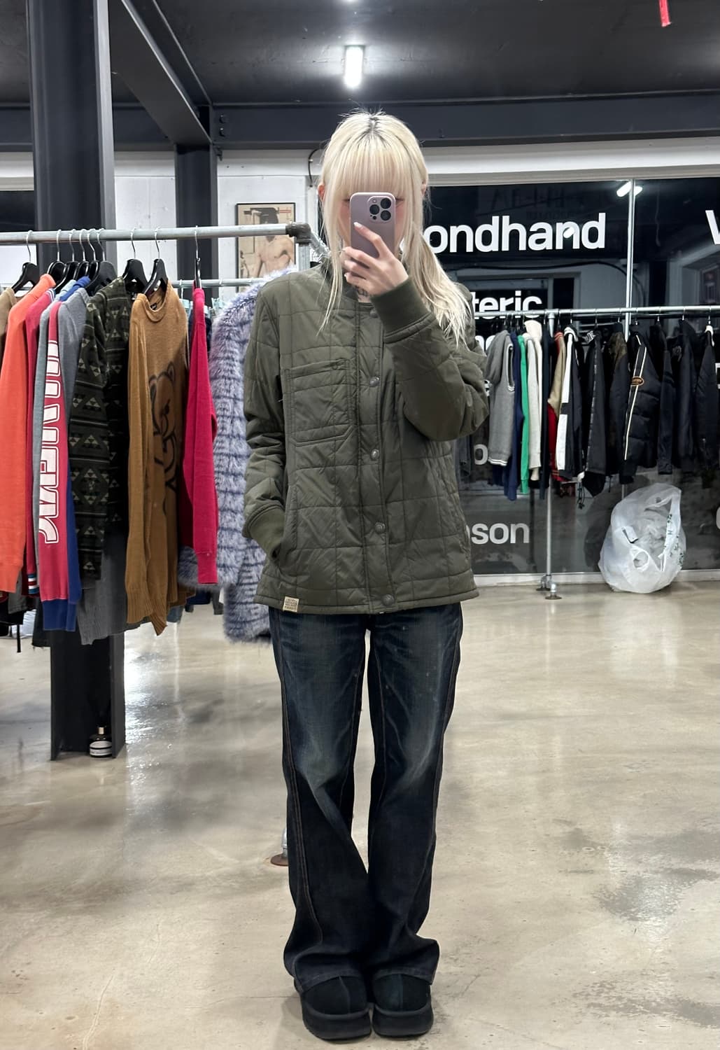 트루릴리젼 불렛 포켓 점퍼 카키 상품이미지2