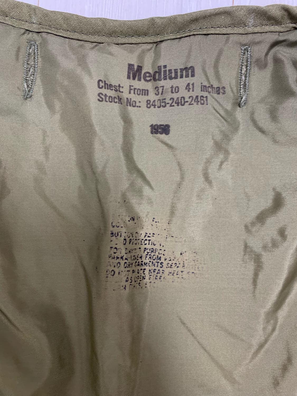 오리지널 M-51 피쉬테일 파카 1세대 진나단 풀세트 상품이미지7