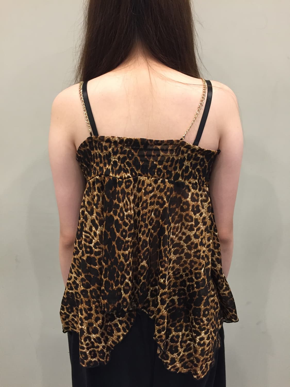 Sky Bomber Leopard Gyaru Top 상품이미지5
