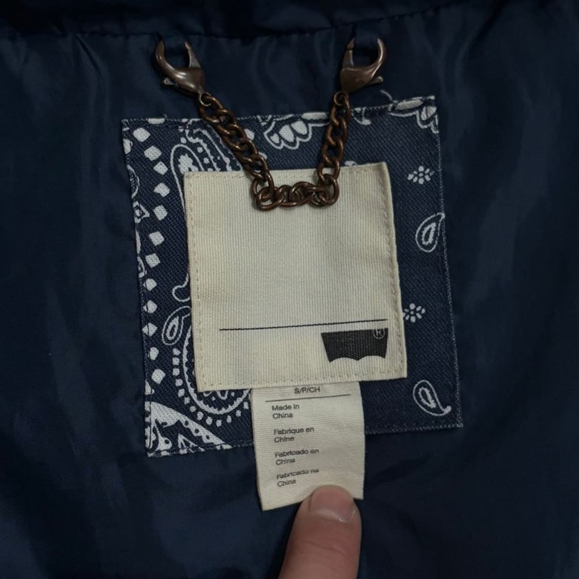 리바이스 경량 패딩 v1869 상품이미지6