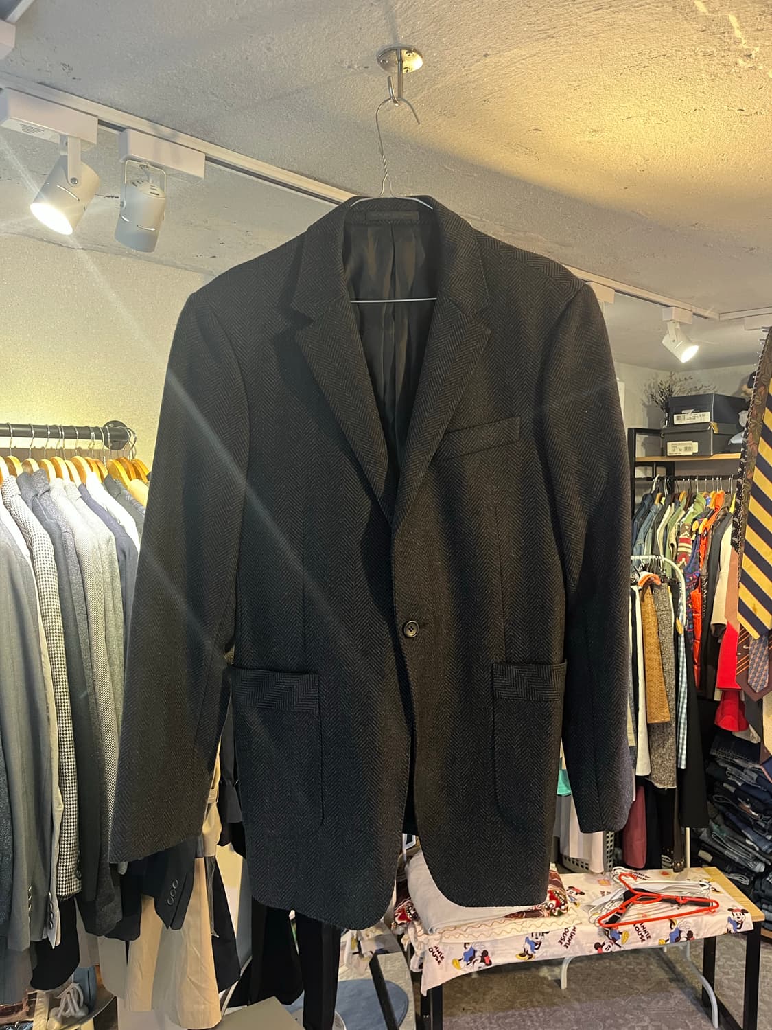 솔리드옴므 헤링본 울 블레이저 (48) 상품이미지1