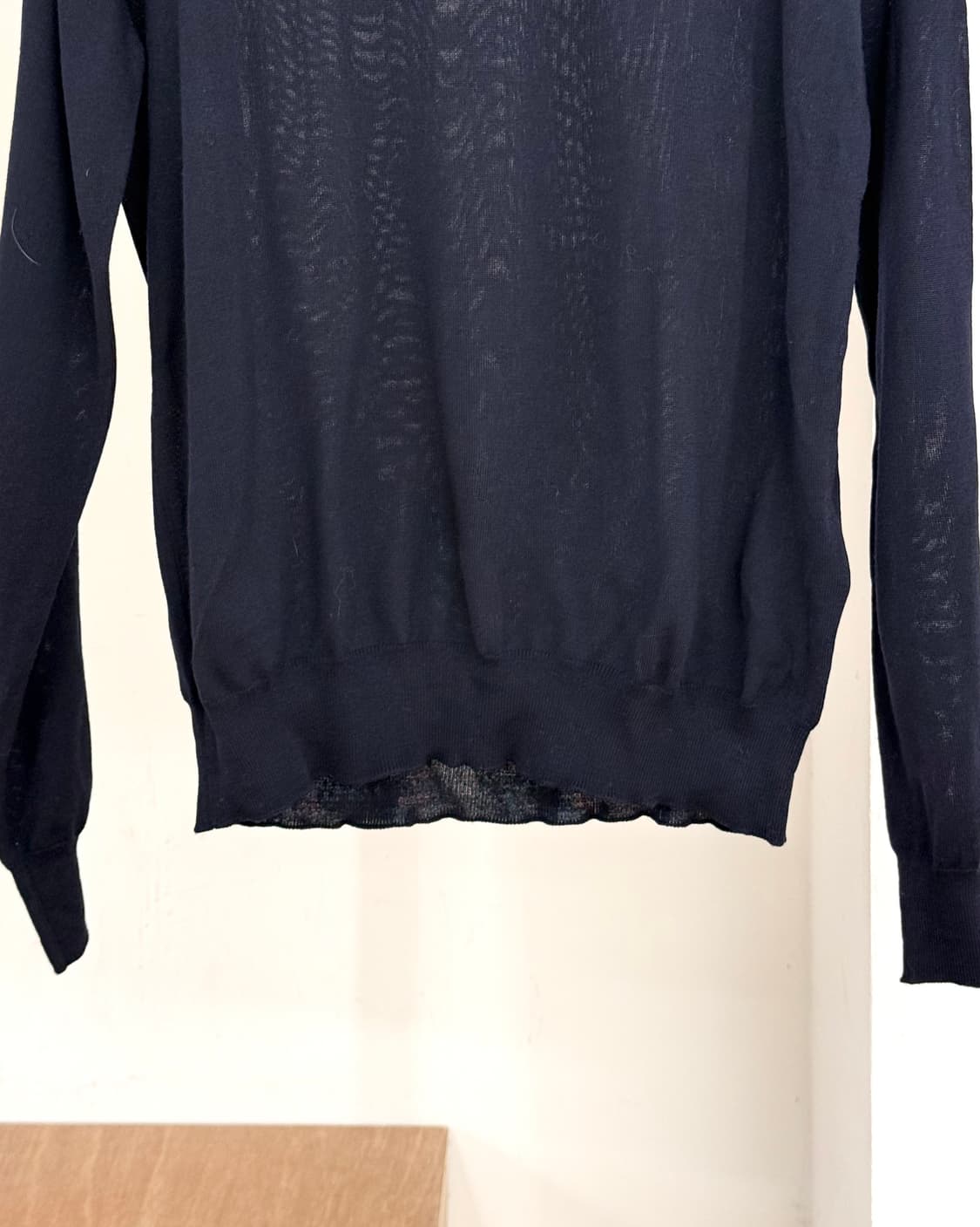 프라다 네이비 크루넥 울 니트 상품이미지5