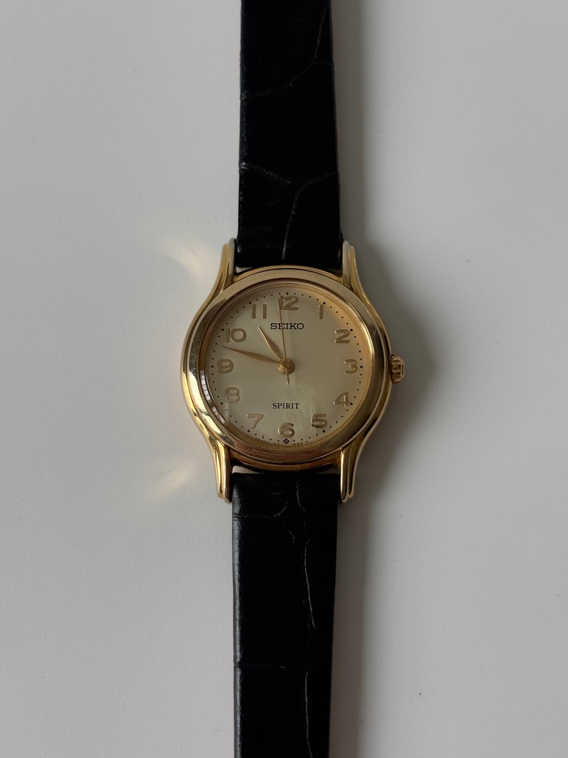 세이코 1990년대 Spirit 아라빅 인덱스 골드 쿼츠 여성 상품이미지1