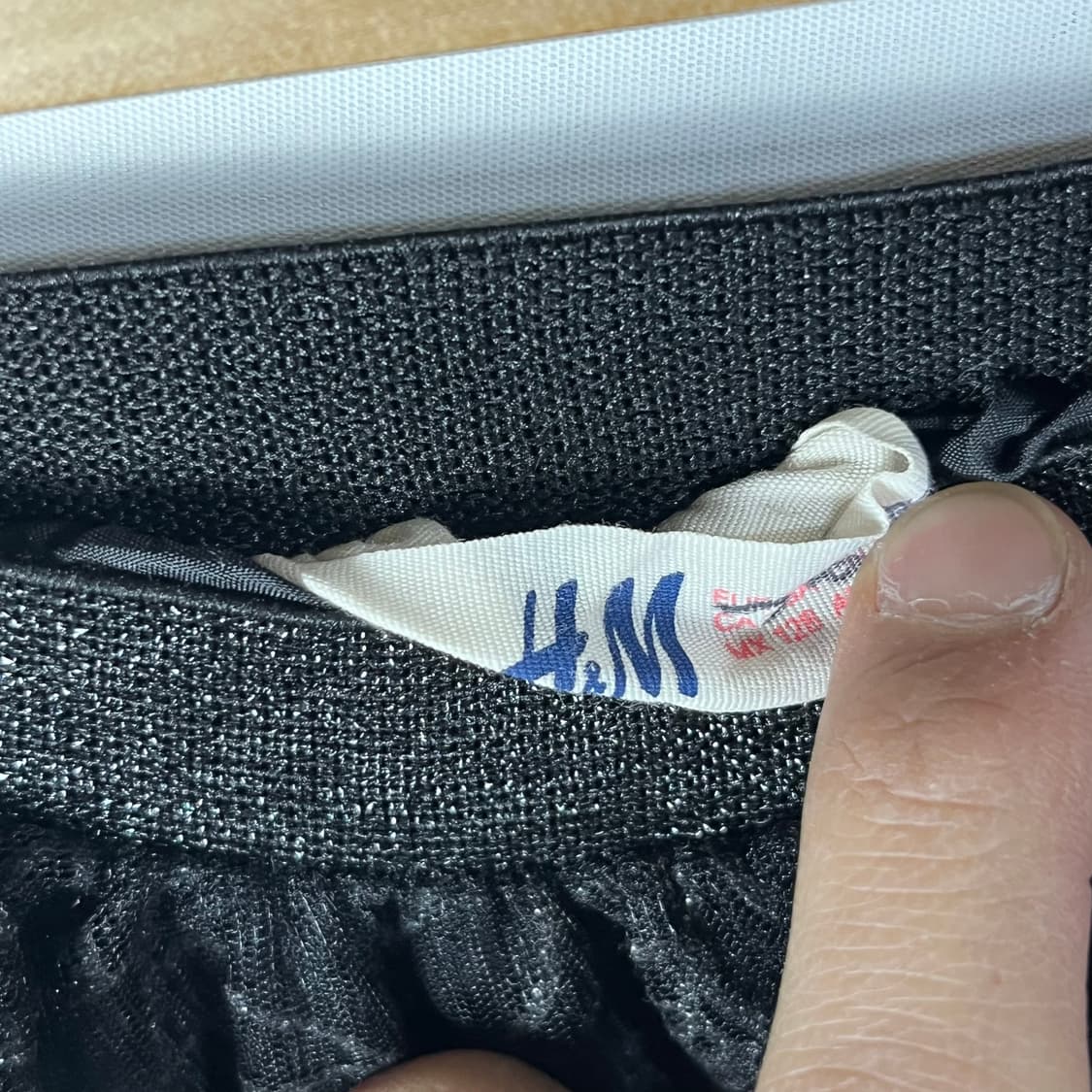 [H&M] 에이치앤엠 고딕 펑크 시스루 튤 미니스커트 상품이미지4