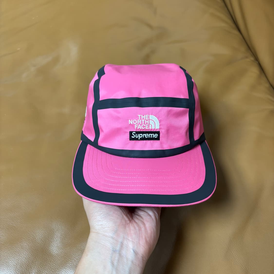 Supreme 슈프림x노스페이스 써밋 핑크 캠프캡 모자 (Pink) 상품이미지2