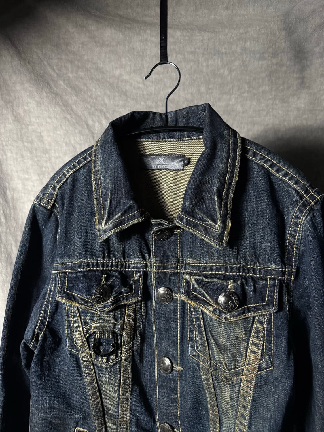 Xfrm “FASTLANE” Rhinestone Denim Jacket  상품이미지3