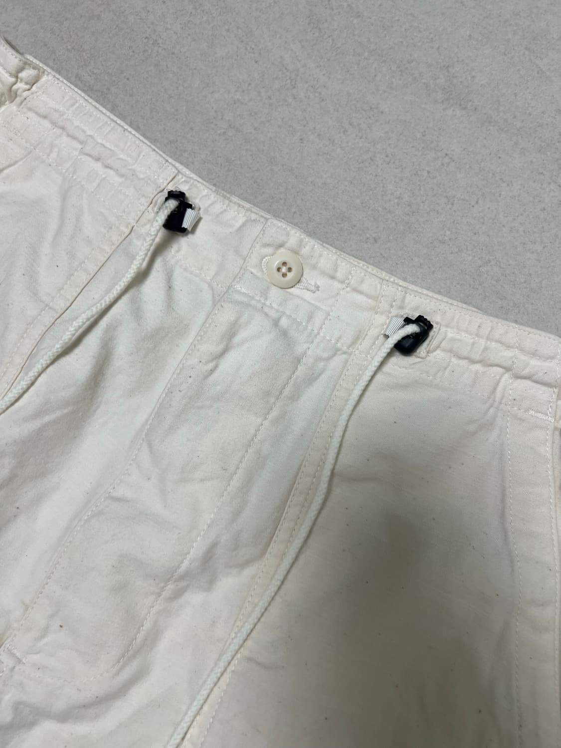 니들즈 화이트 스트링 퍼티그 미디 스커트 상품이미지6