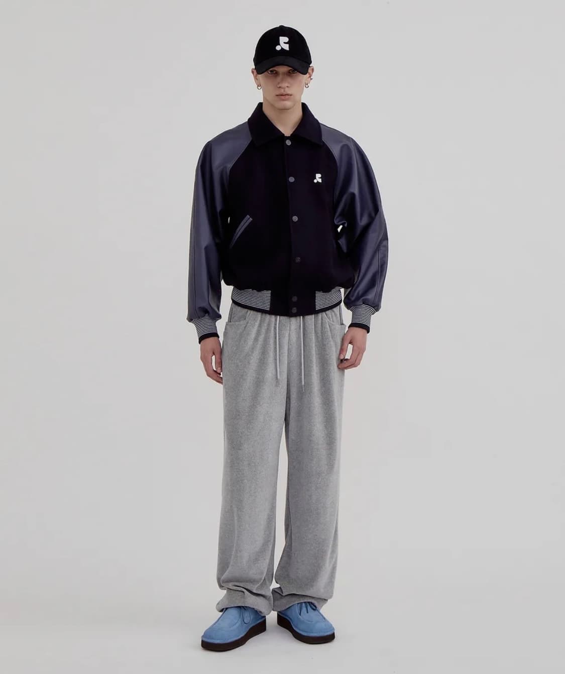 레스트앤레크레이션 봄버 자켓 네이비 상품이미지3