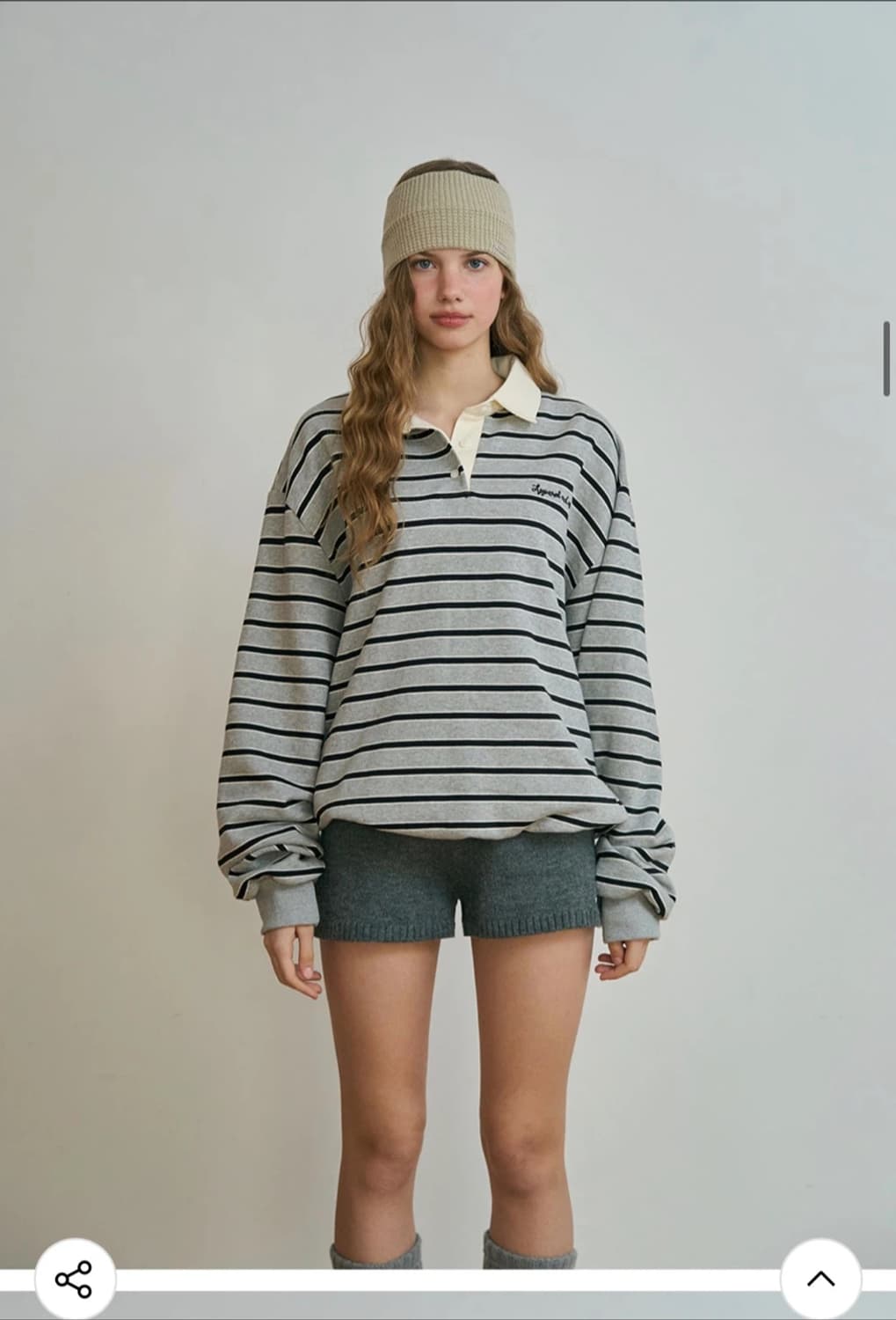 어패럴아카이브 울 니트 쇼츠 S 새상품 (49000원) 상품이미지3