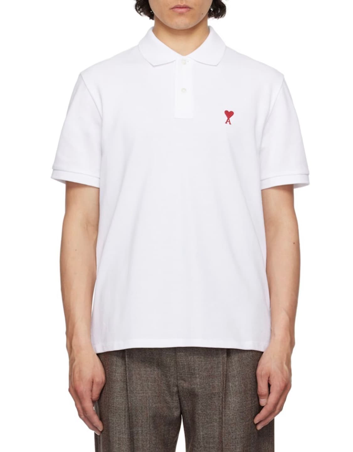 (새상품/정품)아미 스몰하트 반팔 카라티XL 상품이미지2