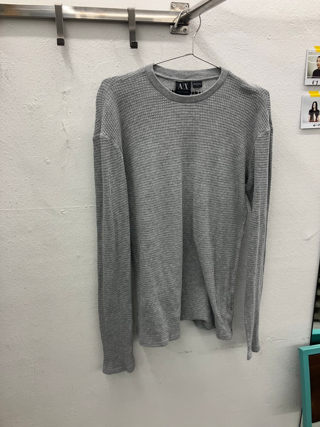 알마니 익스체인지 와플 롱슬리브  상품이미지1