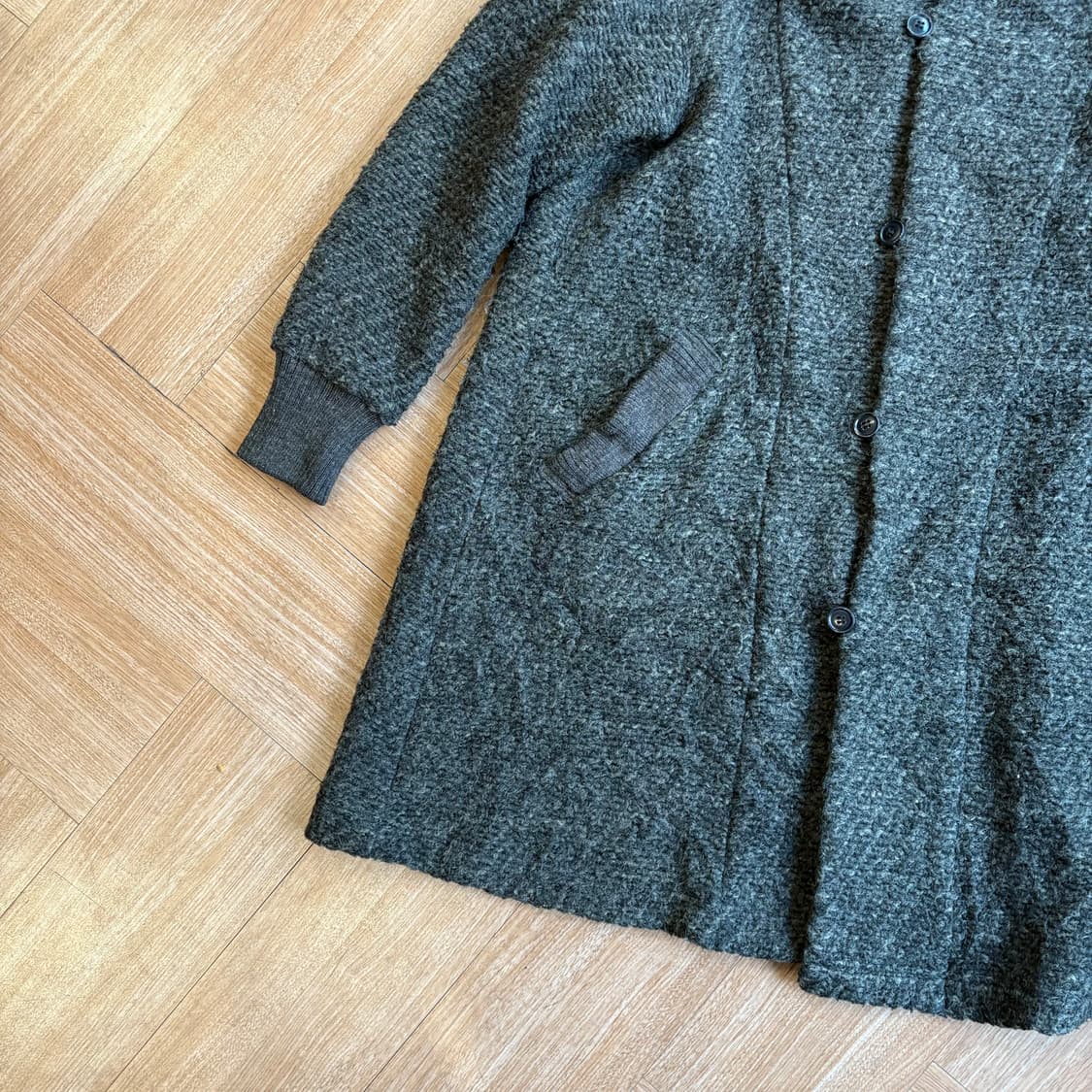 Zucc 주카 헤아리 울 롱 코트 상품이미지3