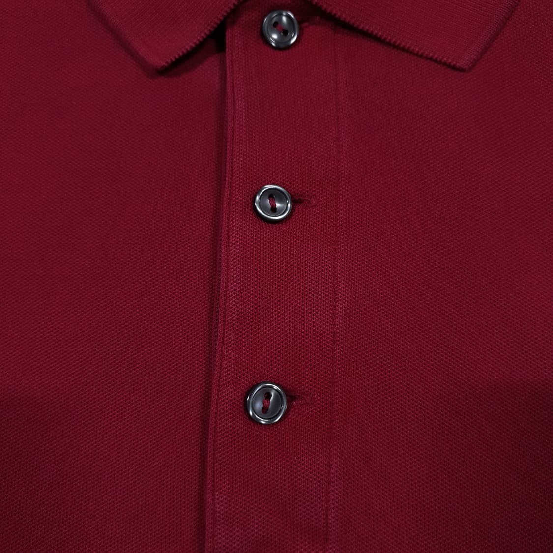 100) 라코스테 신형 크록 반팔 스트레치 폴로 셔츠 반팔 카라티 버건디 상품이미지4