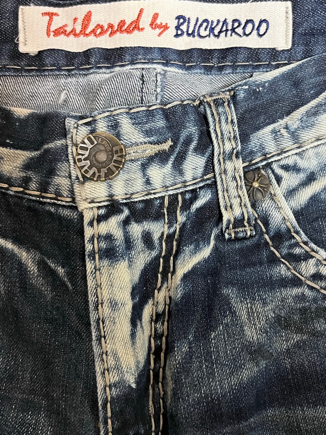 버커루 아이스 워싱 데님 디스트로이드 30 상품이미지3