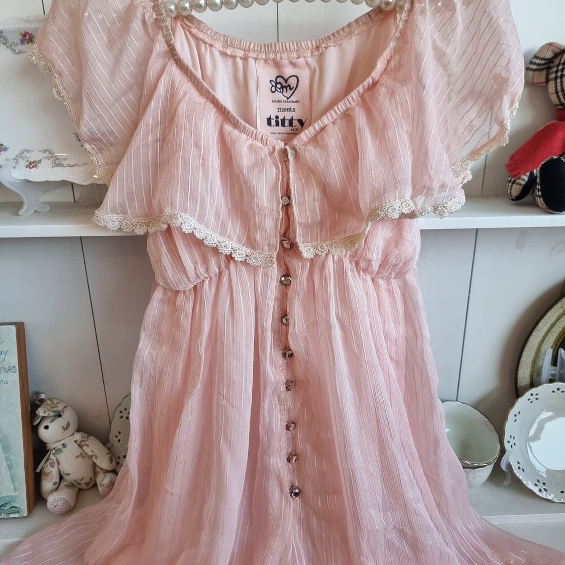 러플 쉬폰 원피스 상품이미지3