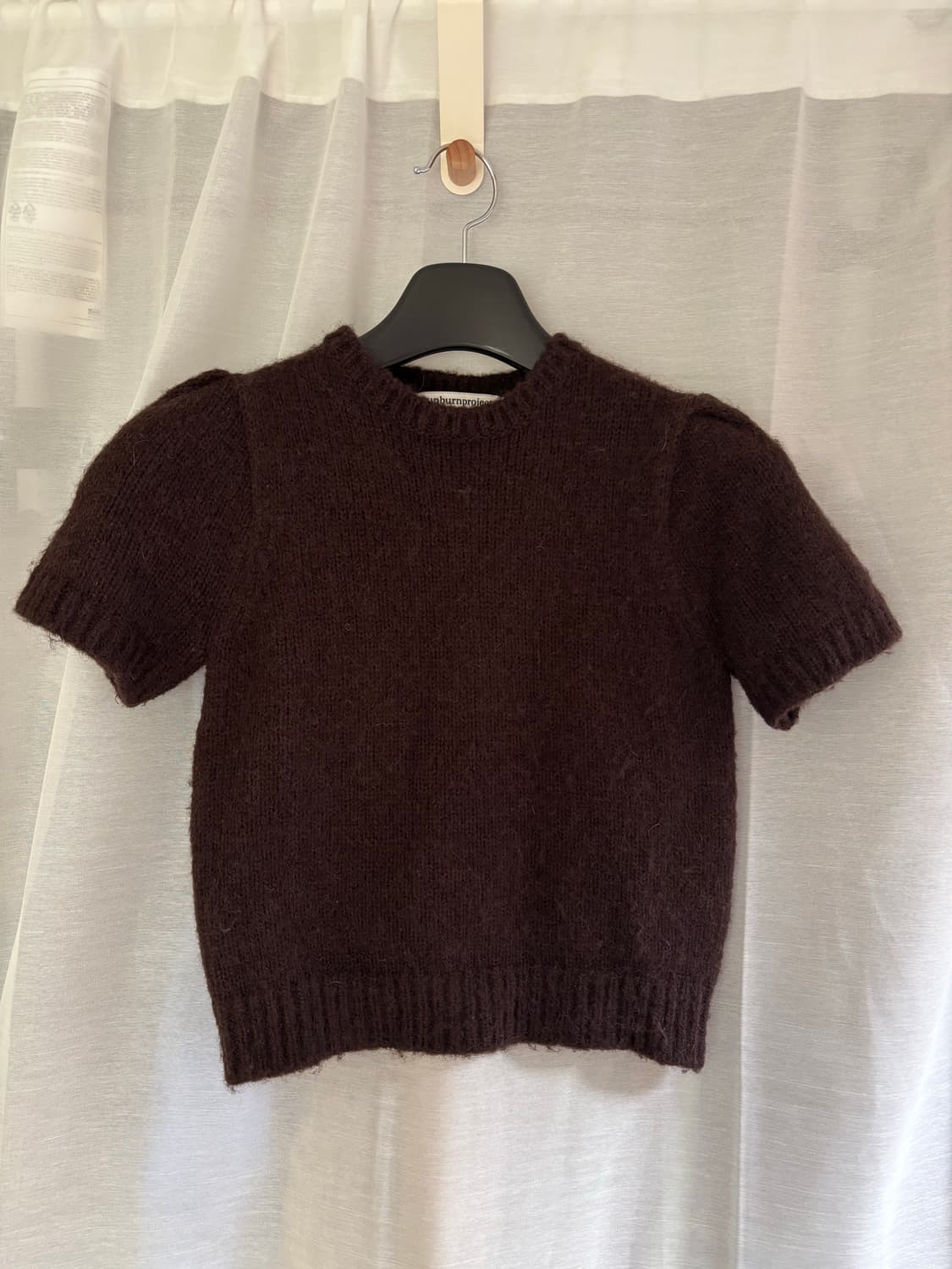 썬번프로젝트 HALF WOOL KNIT, BROWN 상품이미지1