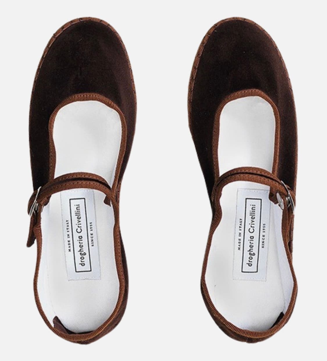 드로게리아 크리베리니 벨벳 메리제인 브라운 38,37 상품이미지1