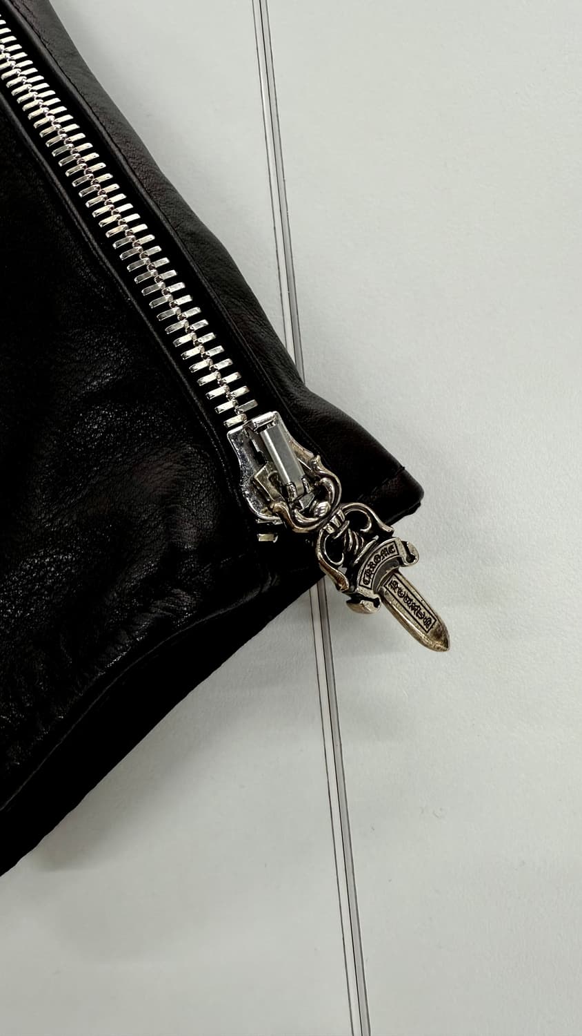 크롬하츠 Chrome Hearts 가죽 레더 Leather 자켓 상품이미지3