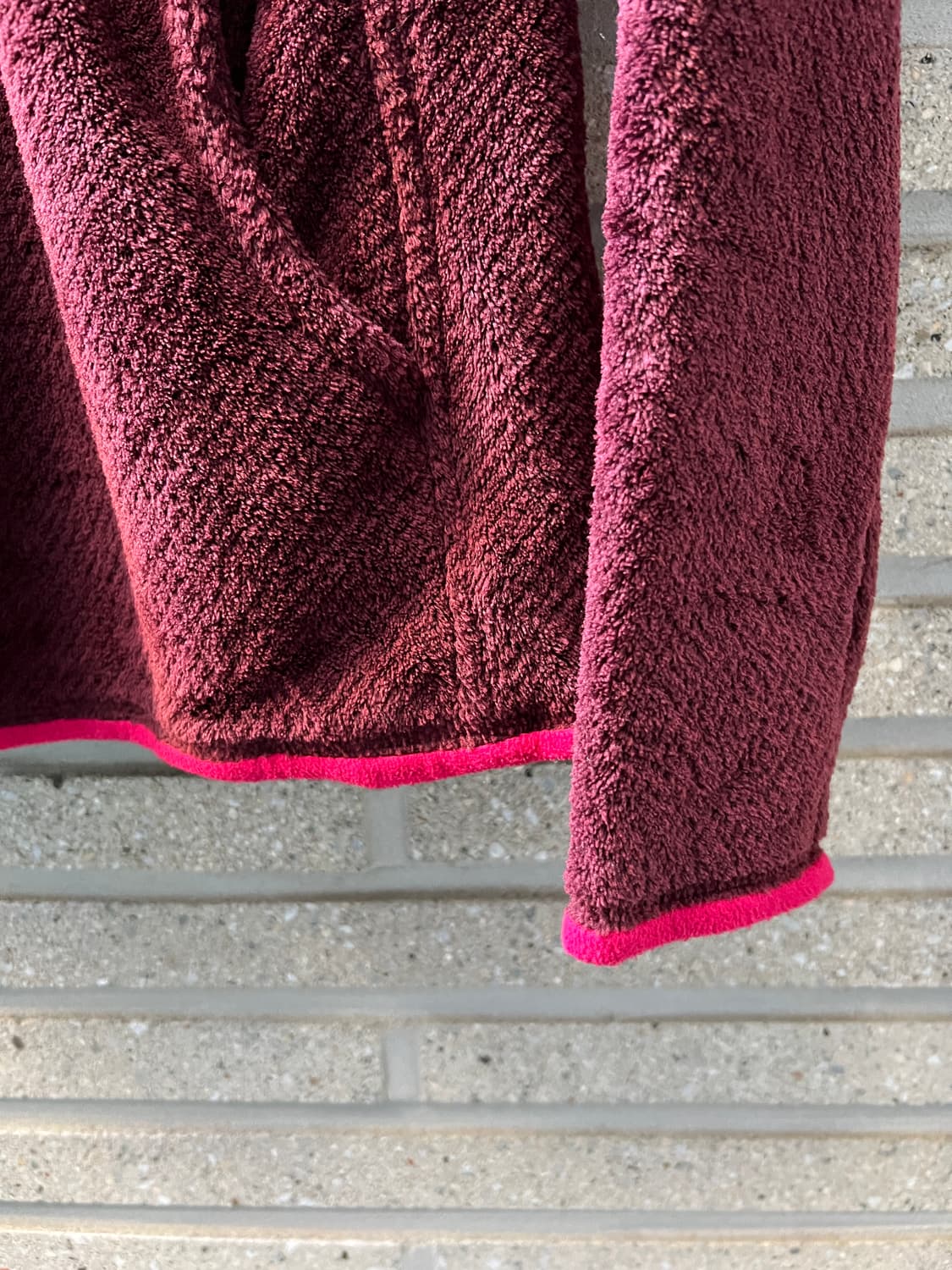 [XS]파타고니아 우먼스 신칠라 버건디 알파카 플리스 상품이미지5